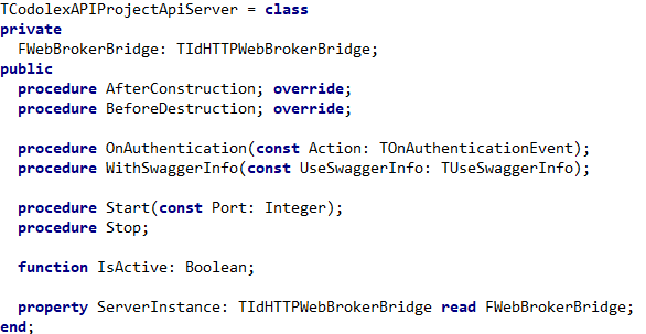 APIServerClass