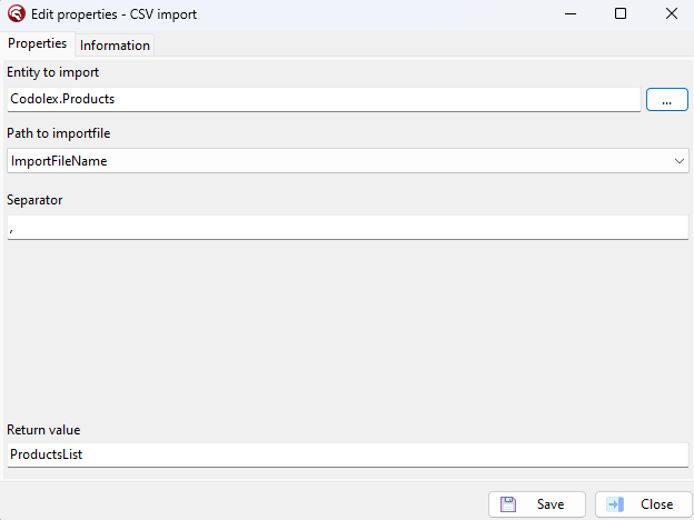 CSVImport