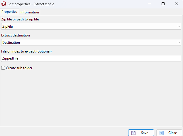 ExtractZipFile