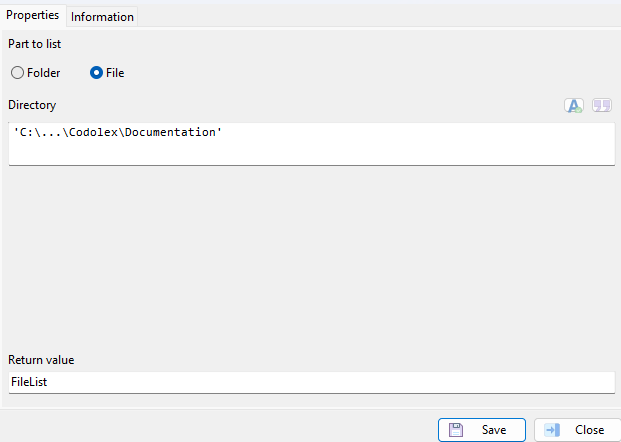 listingFileFolder